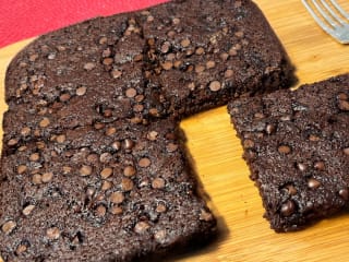 Imagem ilustrativa da receita BROWNIE FIT DE MICROONDAS