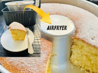 Imagem ilustrativa da receita PÃO DE LÓ DE LARANJA NA AIRFRYER